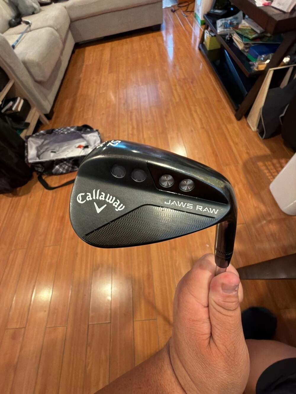 Callaway Jaws Raw Wedge 52-10S Black